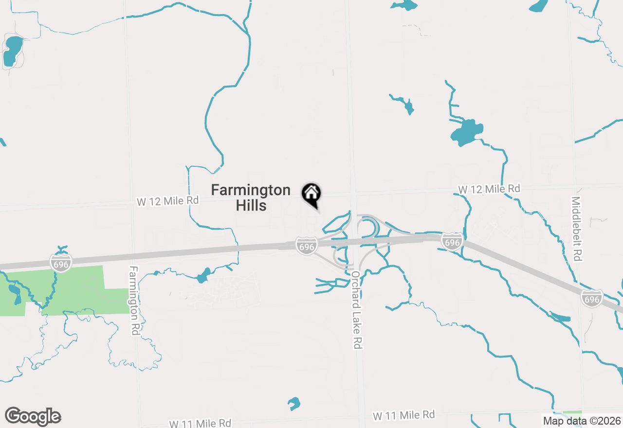 Map of 27636 E Echo Valley #136, Farmington Hills, MI 48334