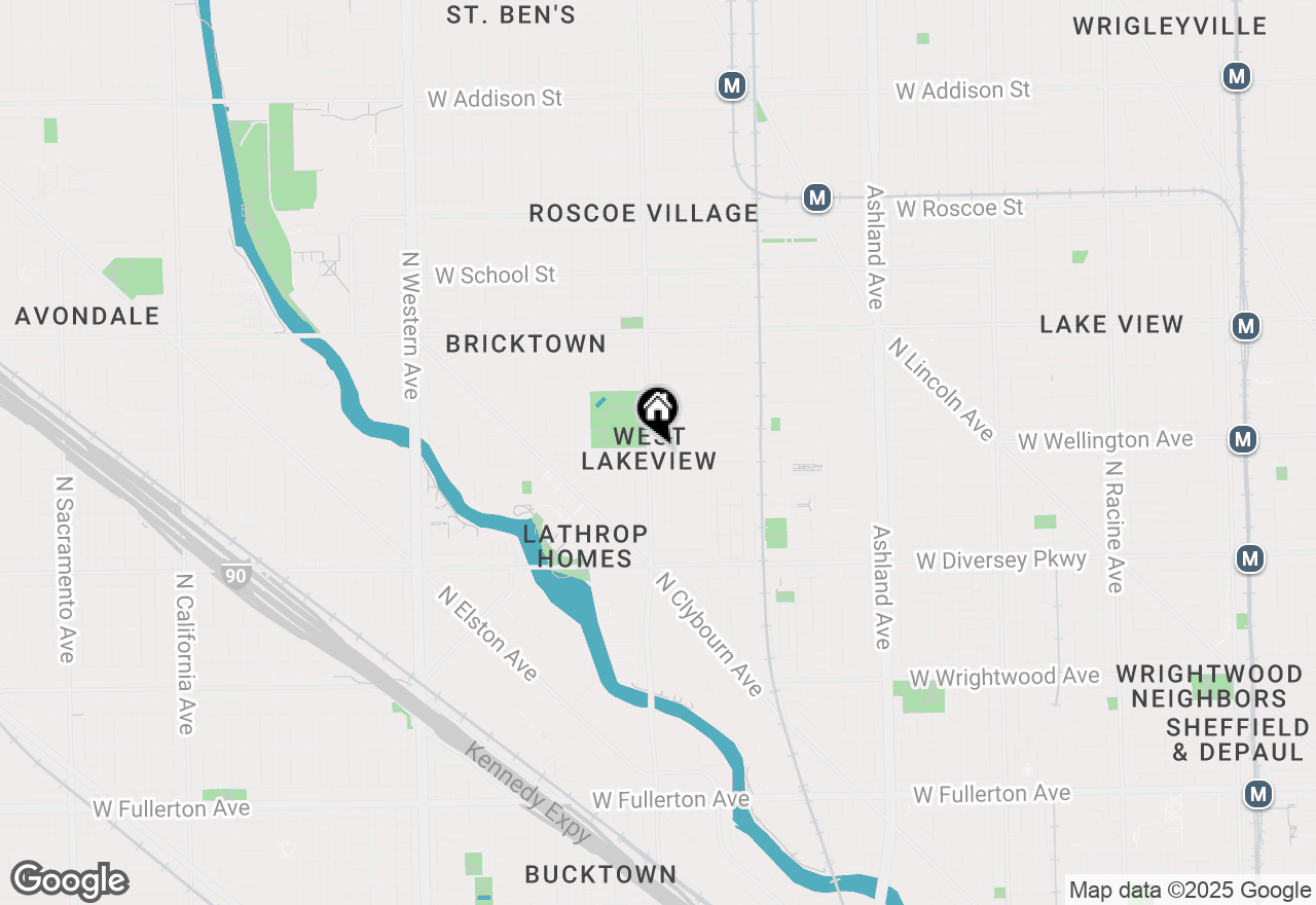 Map of 2959 N Damen Avenue #1C, Chicago, IL 60618