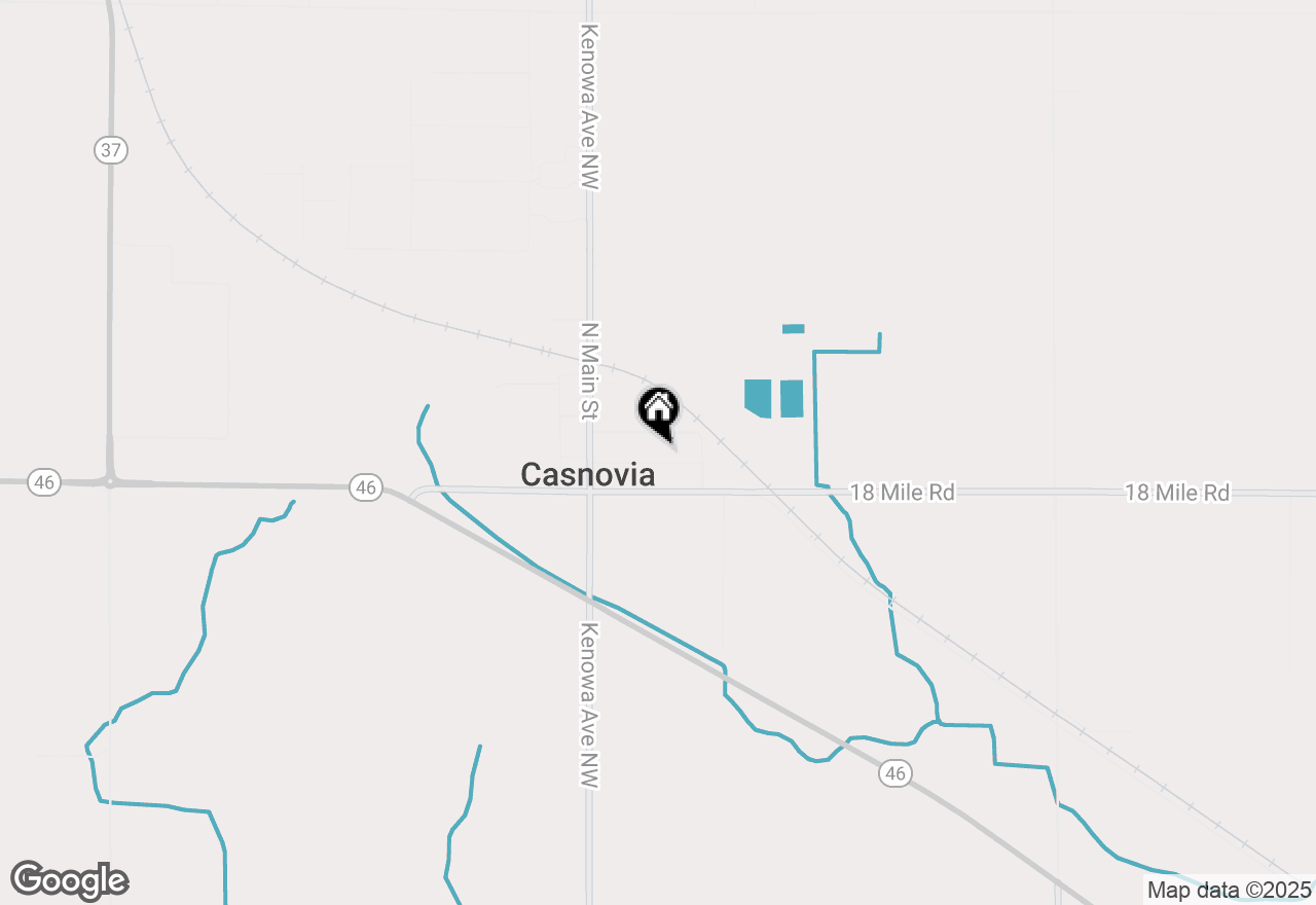 Map of 111 E Division Street, Casnovia, MI 49318