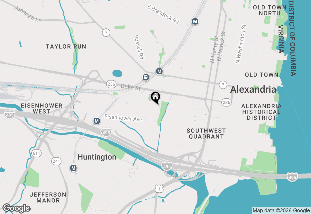 Map of 520 John Carlyle Street #402, Alexandria, VA 22314