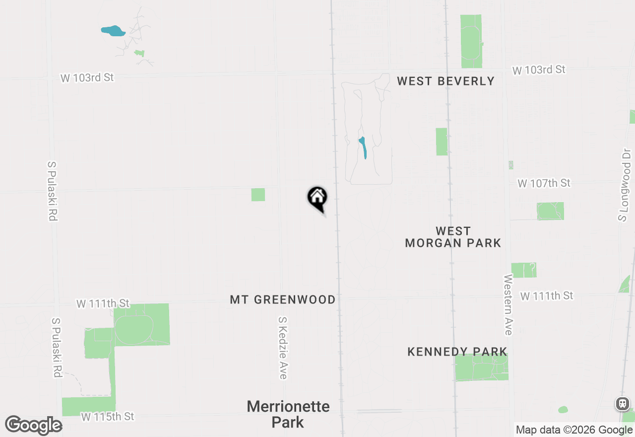 Map of 10806 S Whipple Street, Chicago, IL 60655