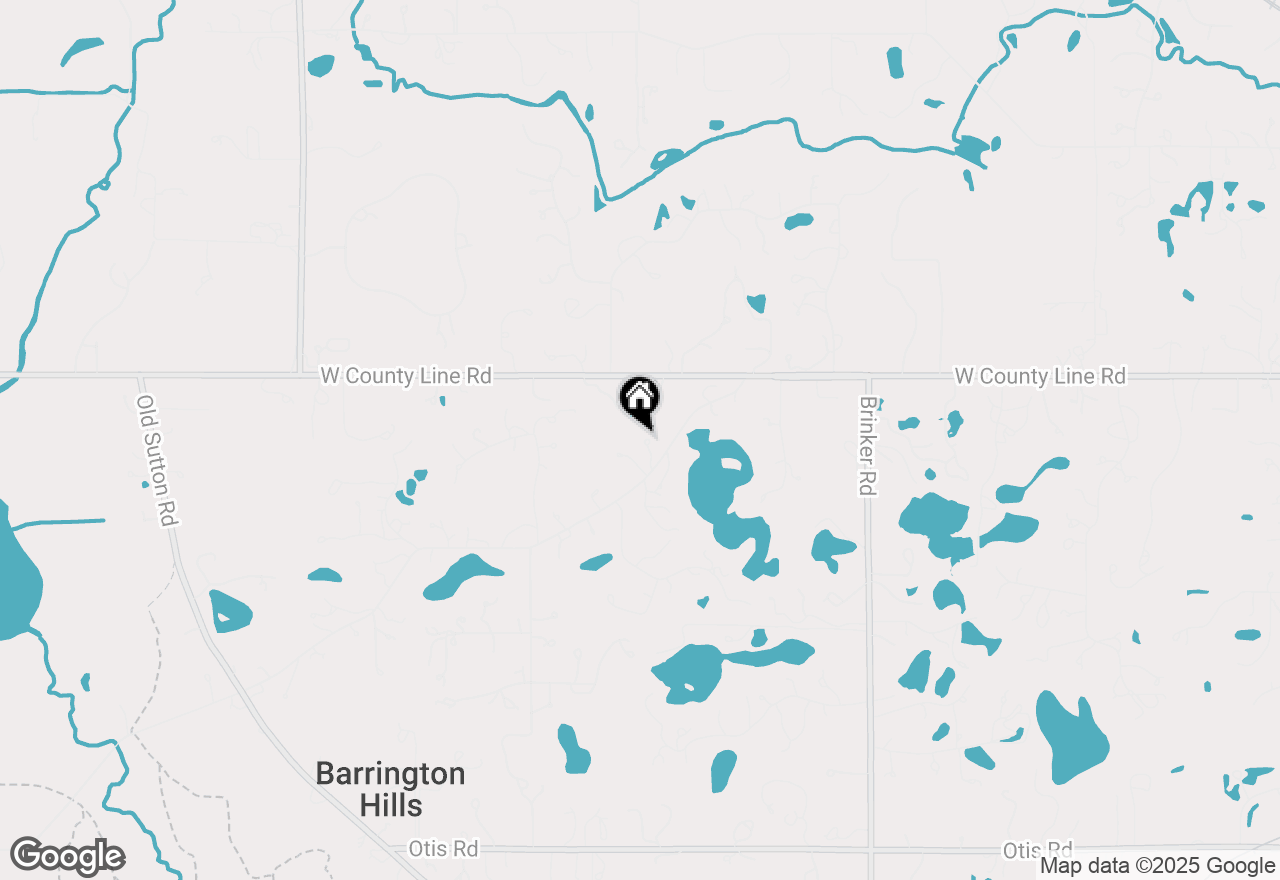 Map of 232 Donlea Road, Barrington Hills, IL 60010