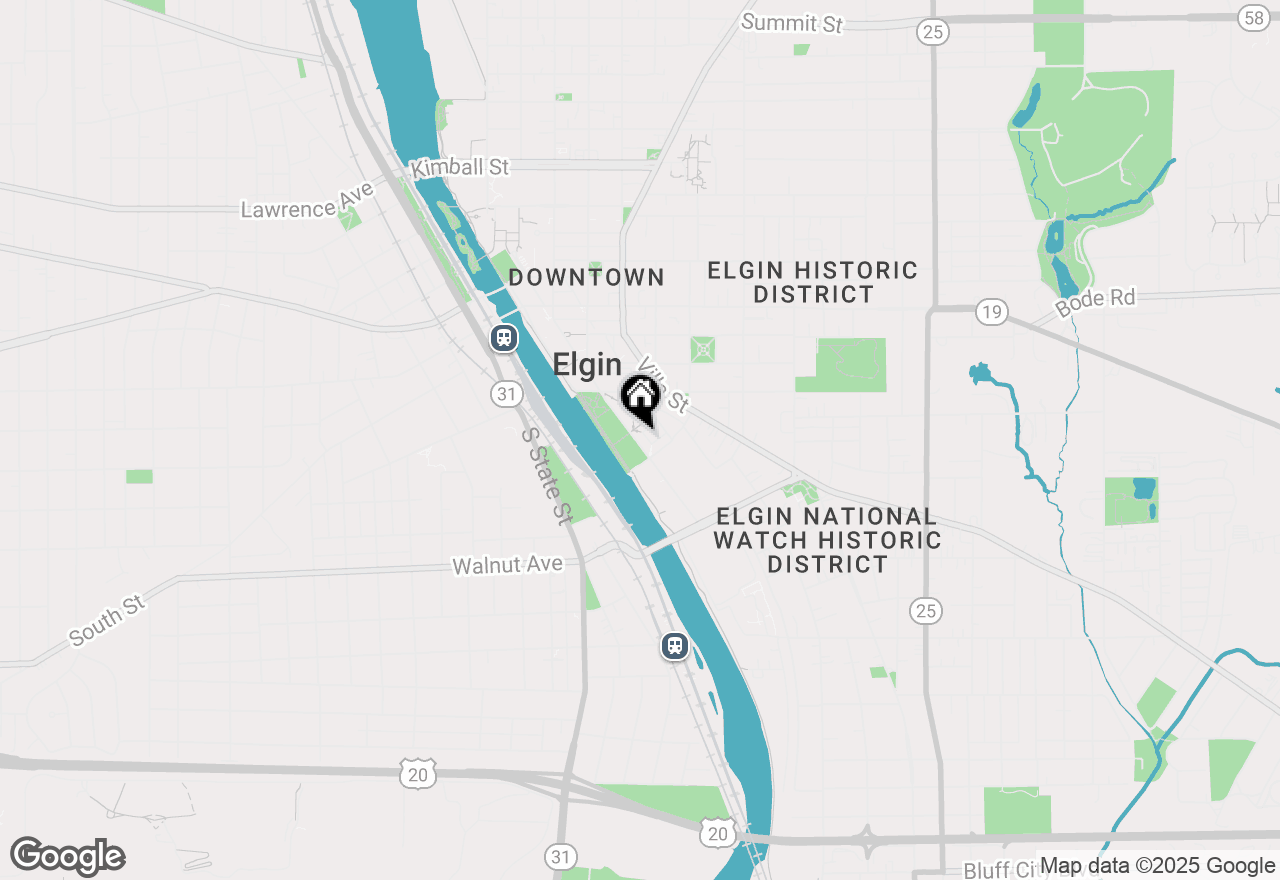 Map of 179 S Grove Avenue, Elgin, IL 60120