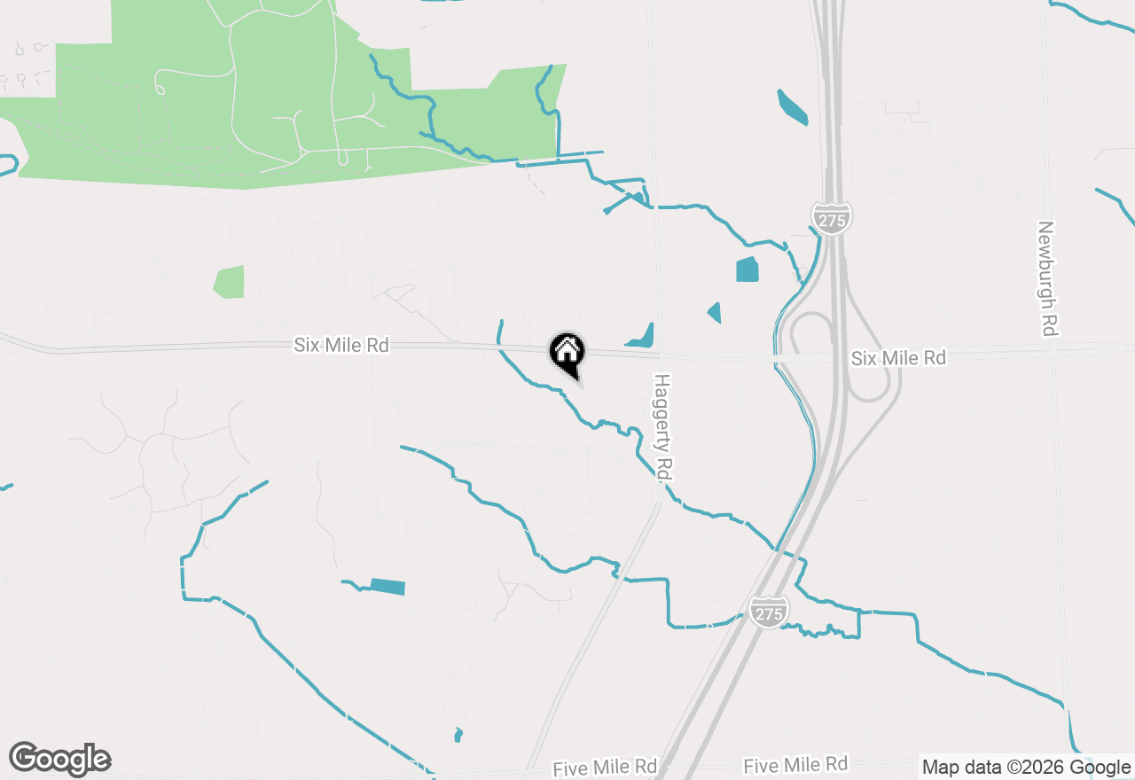 Map of 39688 Rockcrest Lane, Northville, MI 48168
