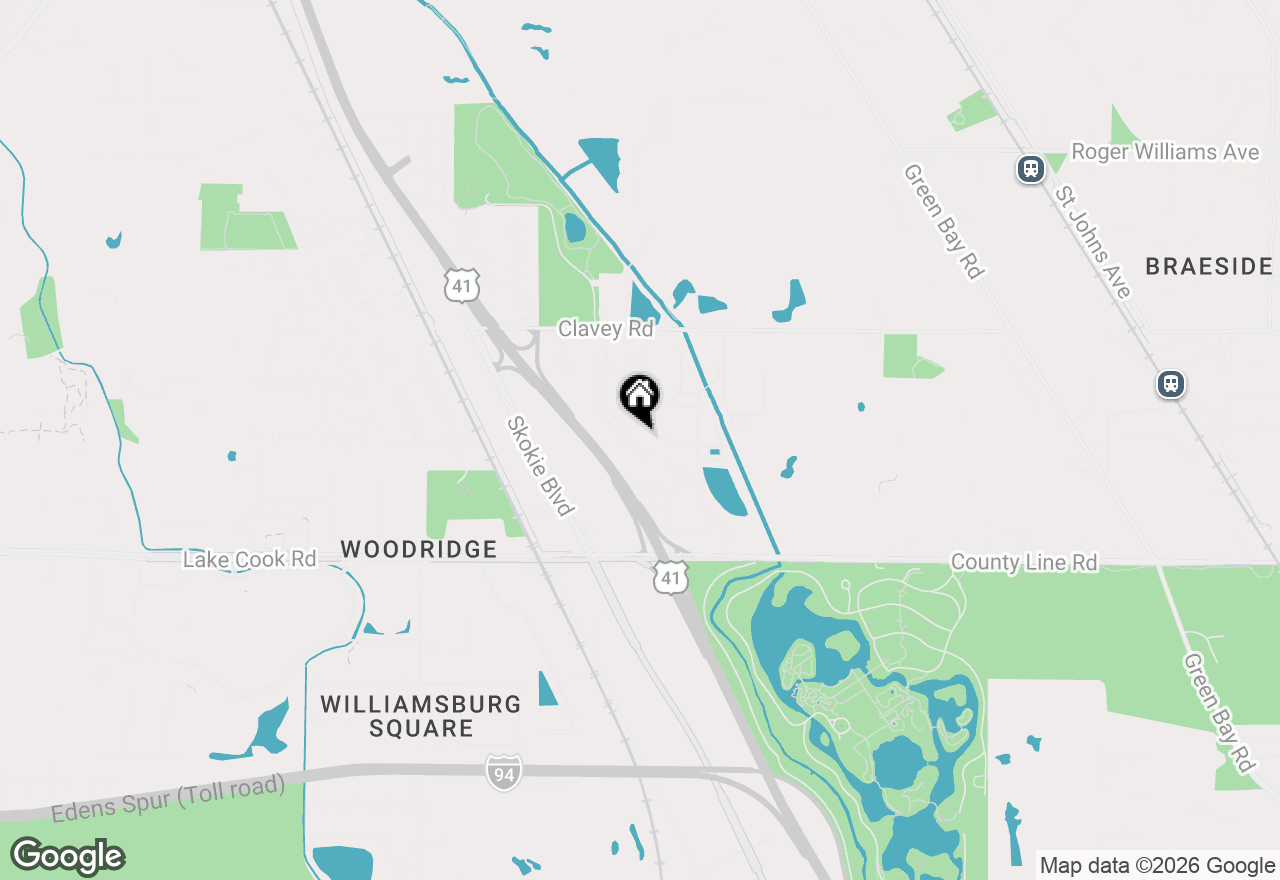 Map of 201 Aspen Lane, Highland Park, IL 60035