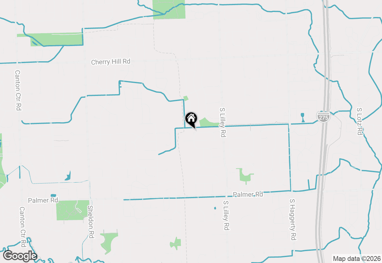 Map of 42610 Beechwood Drive, Canton, MI 48188