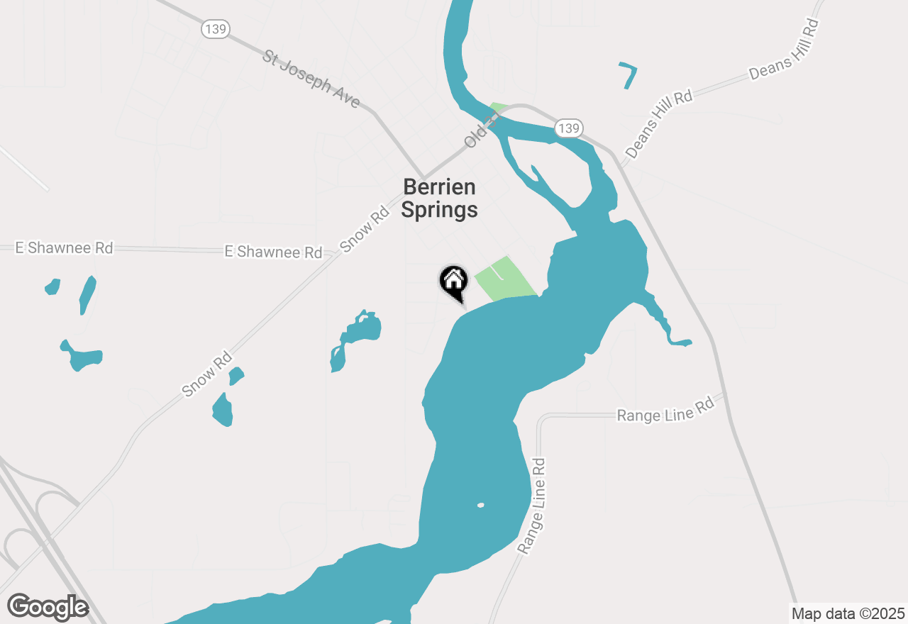 Map of 320 Fisher Court, Berrien Springs, MI 49103