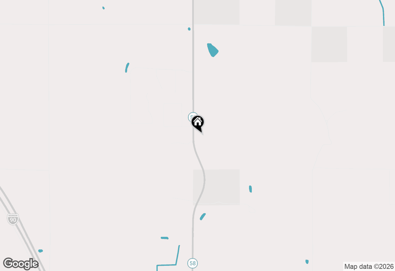 Map of N5792 Highway 58, New Lisbon, WI 53950