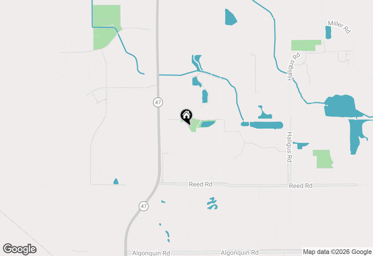 Map of 9668 Rainsford Drive, Huntley, IL 60142