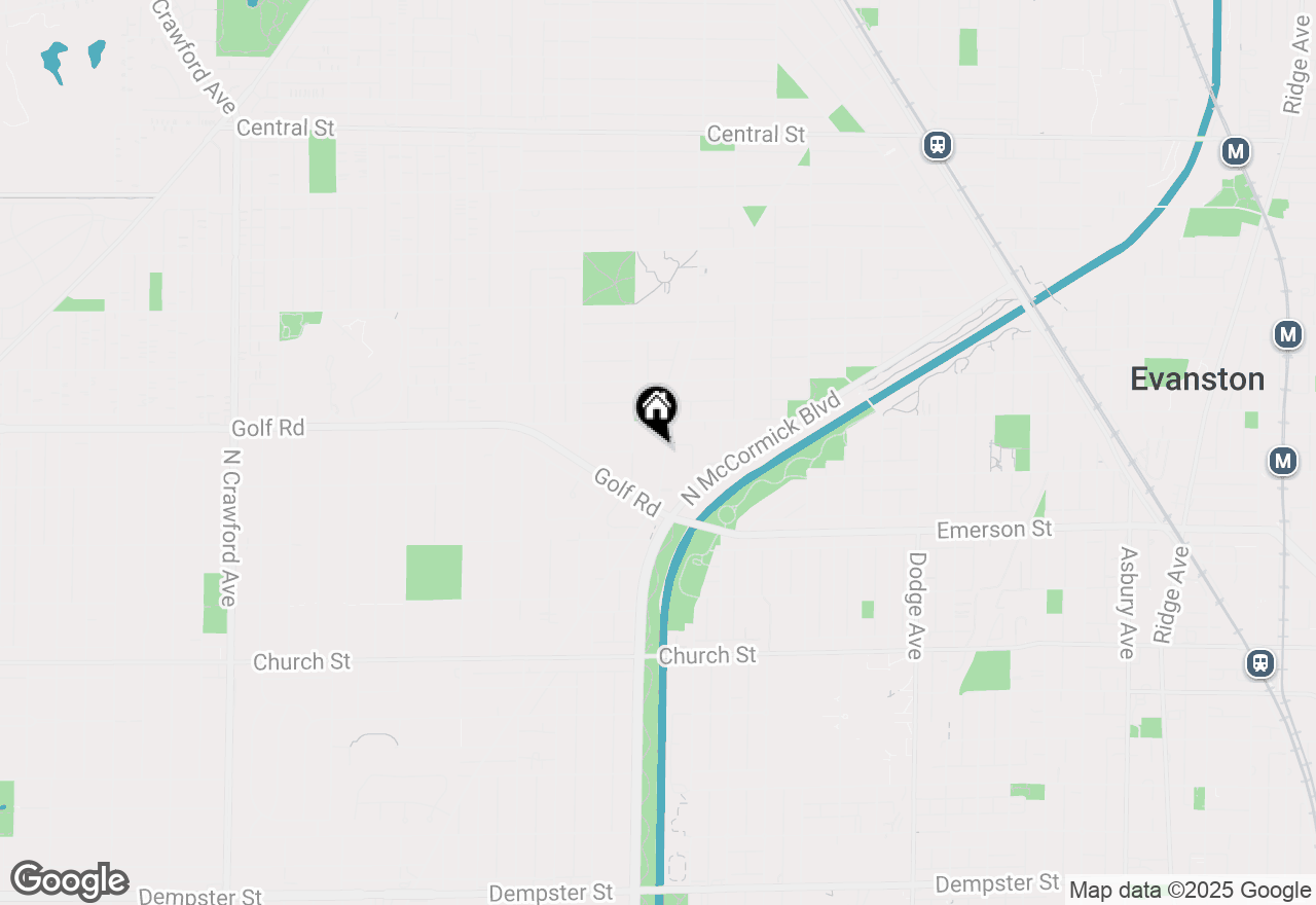 Map of 2022 Mcdaniel Avenue, Evanston, IL 60201