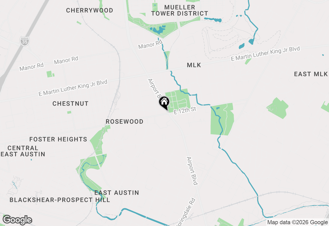 Map of 3116 E 12th St, Austin, TX 78702