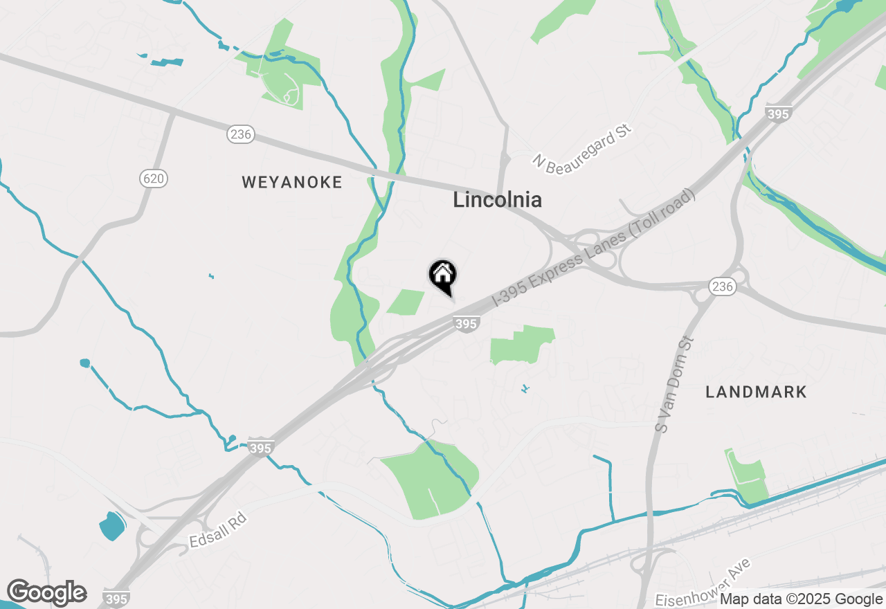 Map of 5126 Beauregard Street, Alexandria, VA 22312