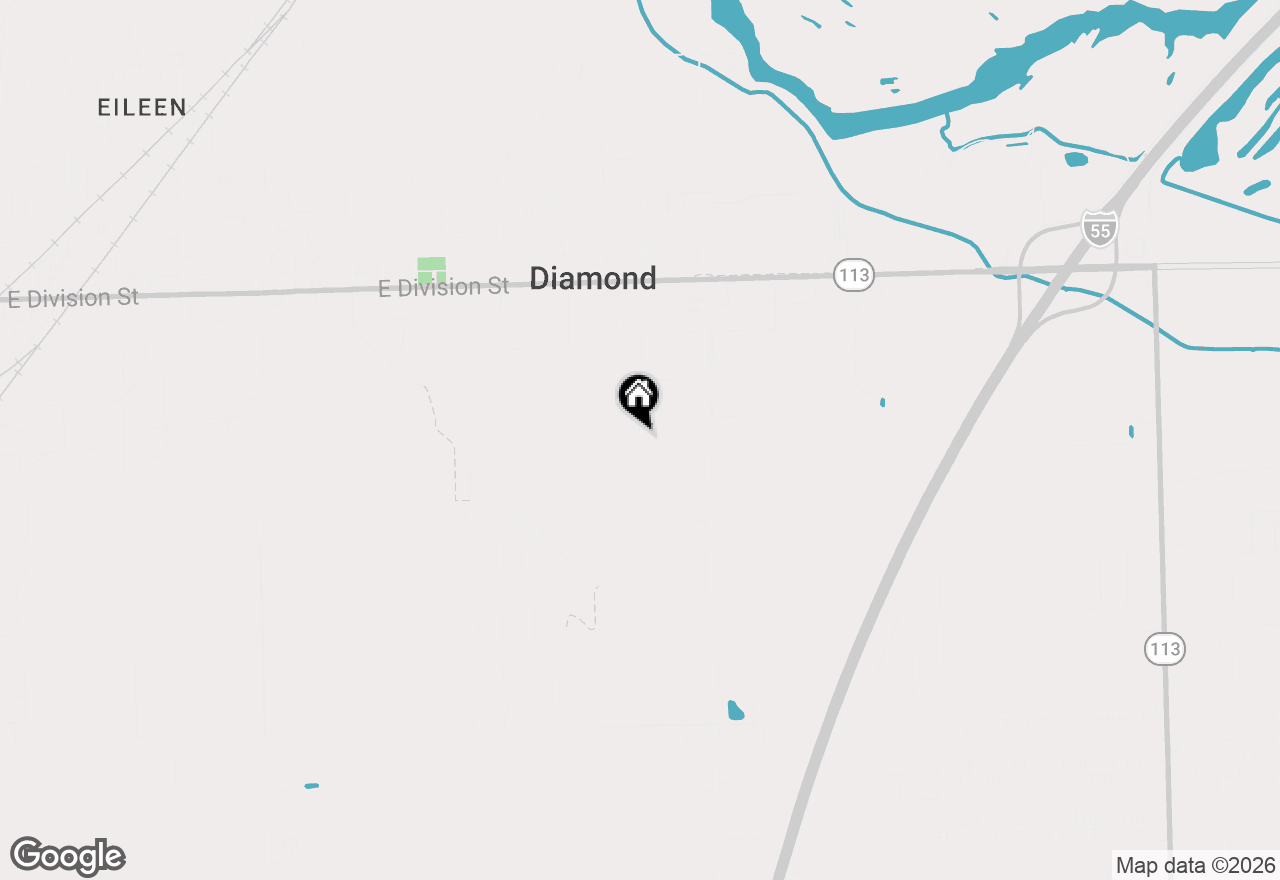 Map of 435 S Calkey Street, Diamond, IL 60416