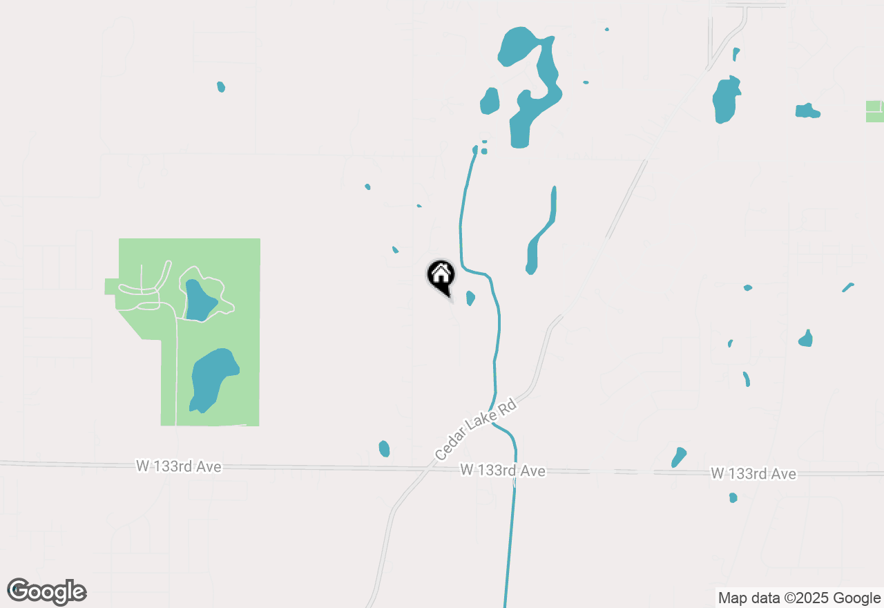 Map of 12860 Baker Court, Crown Point, IN 46307
