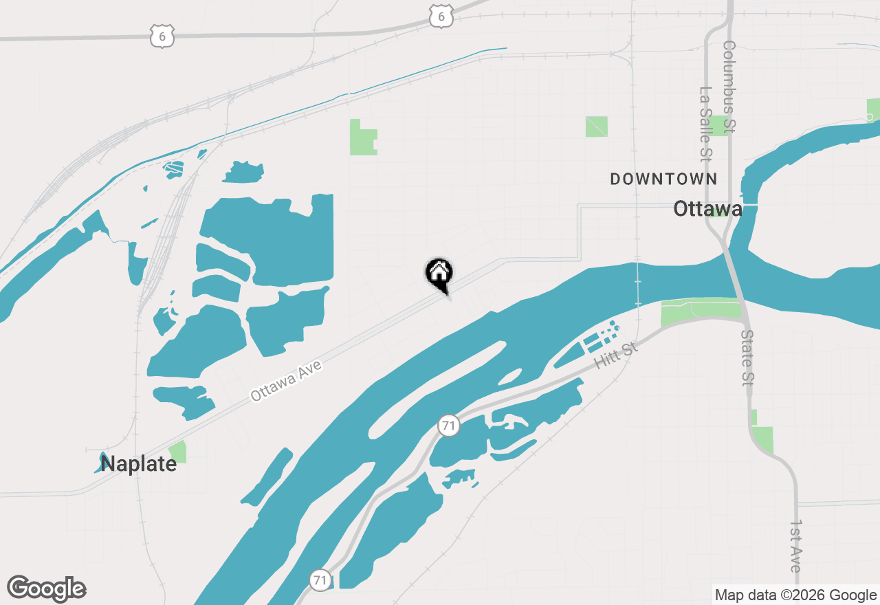 Map of 1337 Ottawa Avenue, Ottawa, IL 61350