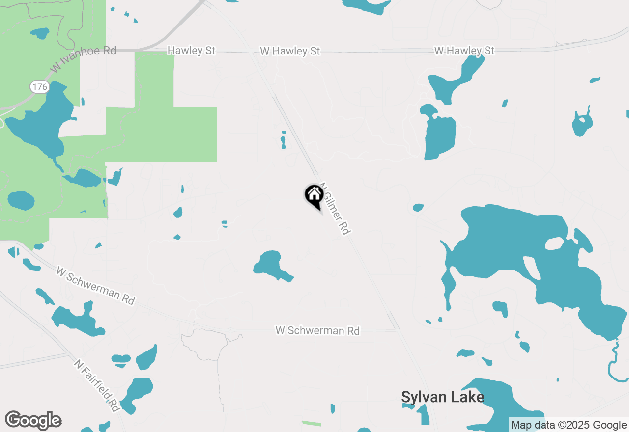 Map of 5 Eagle Ridge Drive, Hawthorn Woods, IL 60047