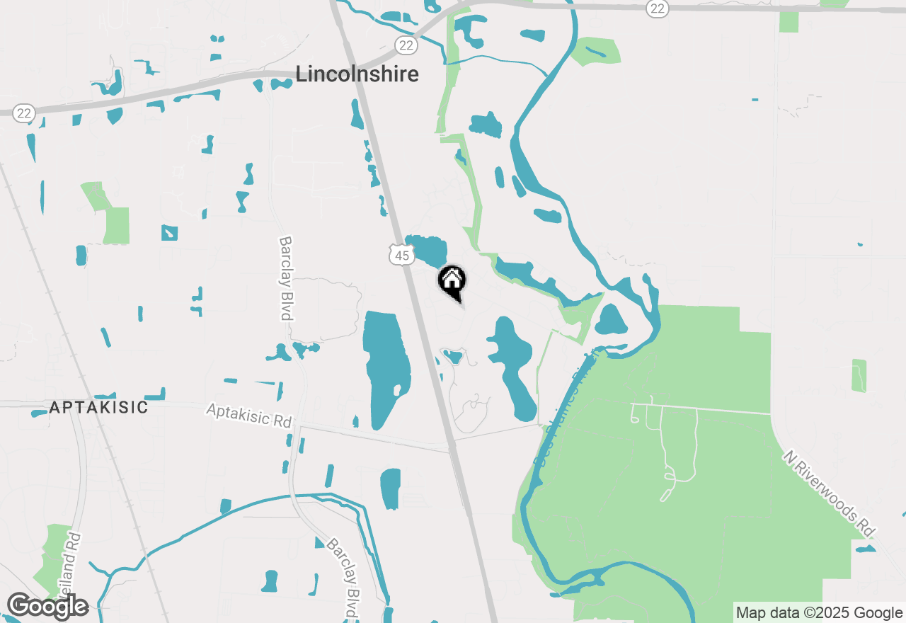 Map of 415 Highcroft Way, Lincolnshire, IL 60069