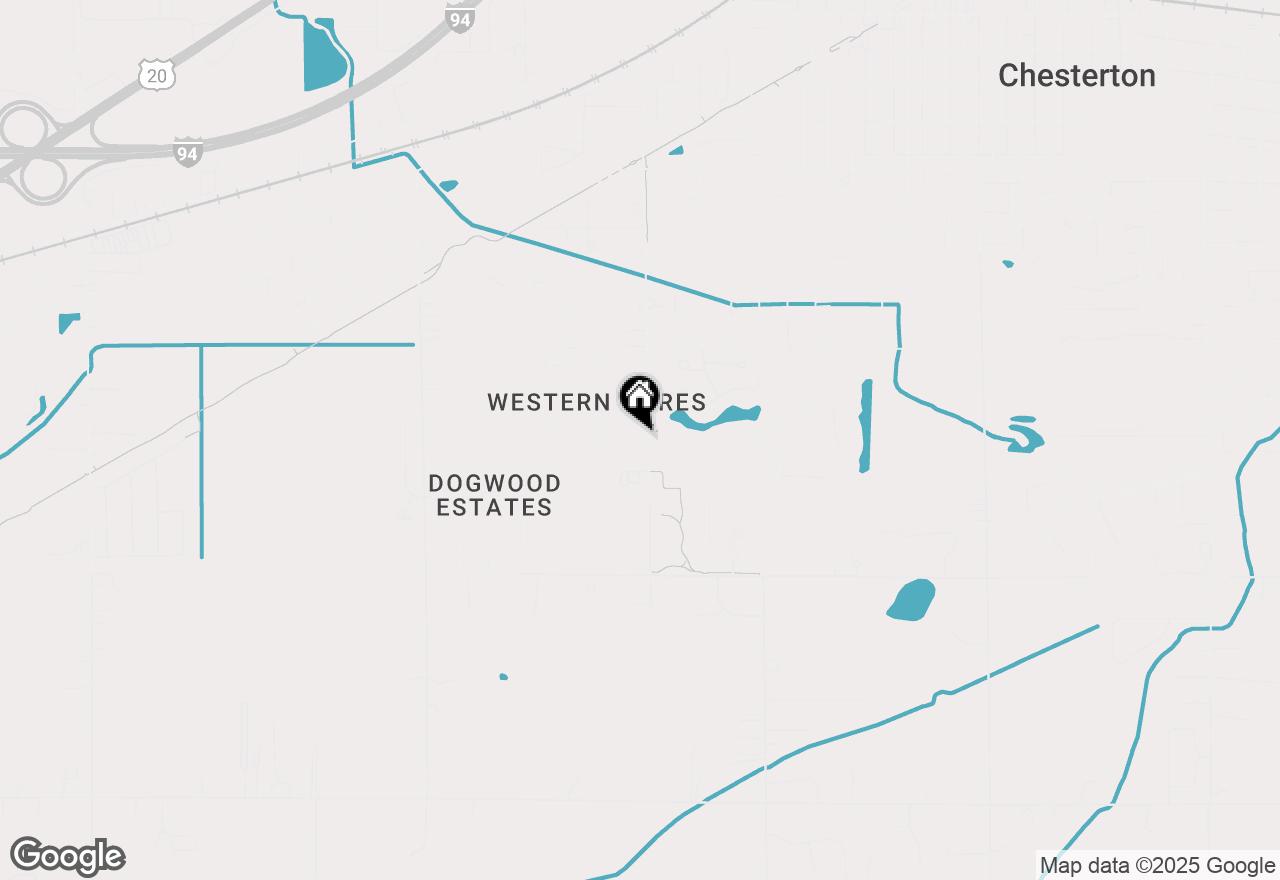 Map of 2302 Texas Street, Chesterton, IN 46304