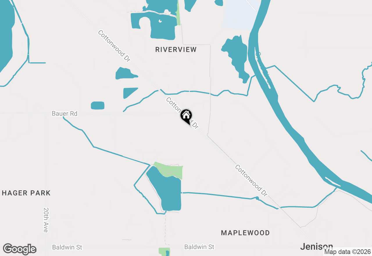 Map of 1160 Oakwood Drive, Jenison, MI 49428