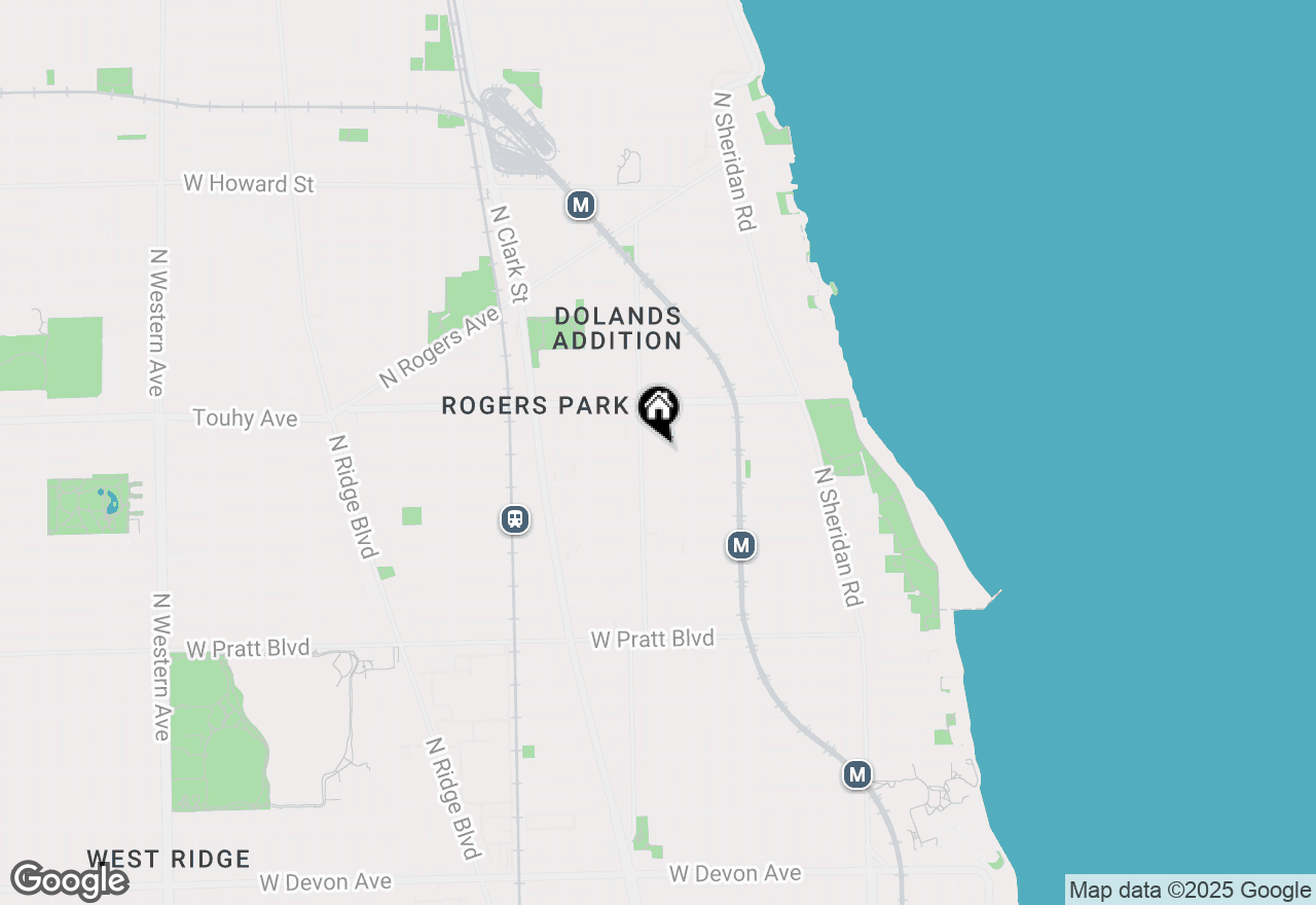 Map of 1535 W Estes Avenue #1, Chicago, IL 60626