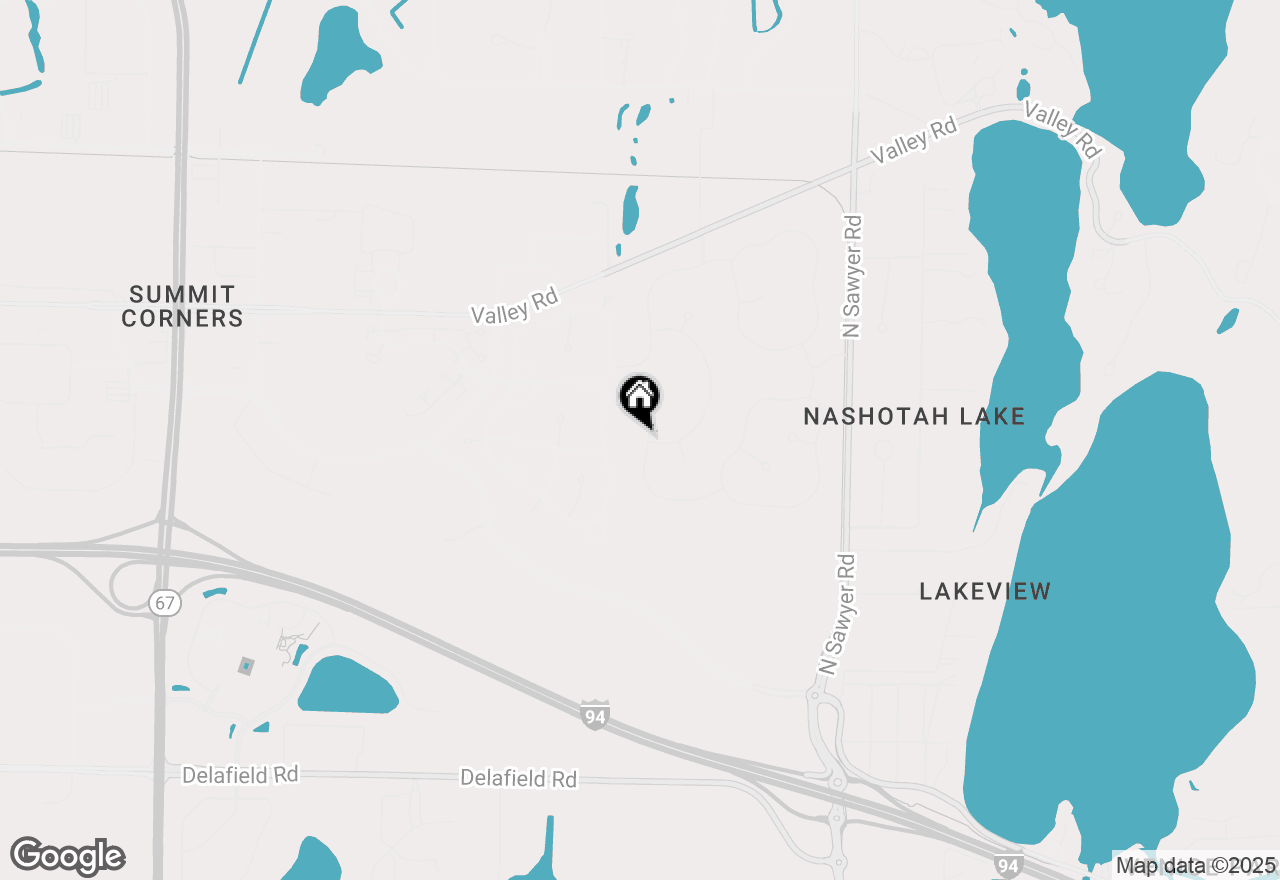 Map of 2891 Kegonsa Dr, Summit, WI 53066