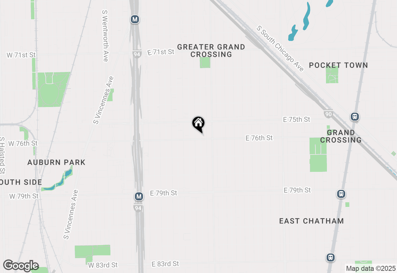 Map of 7550 S Calumet Avenue, Chicago, IL 60619