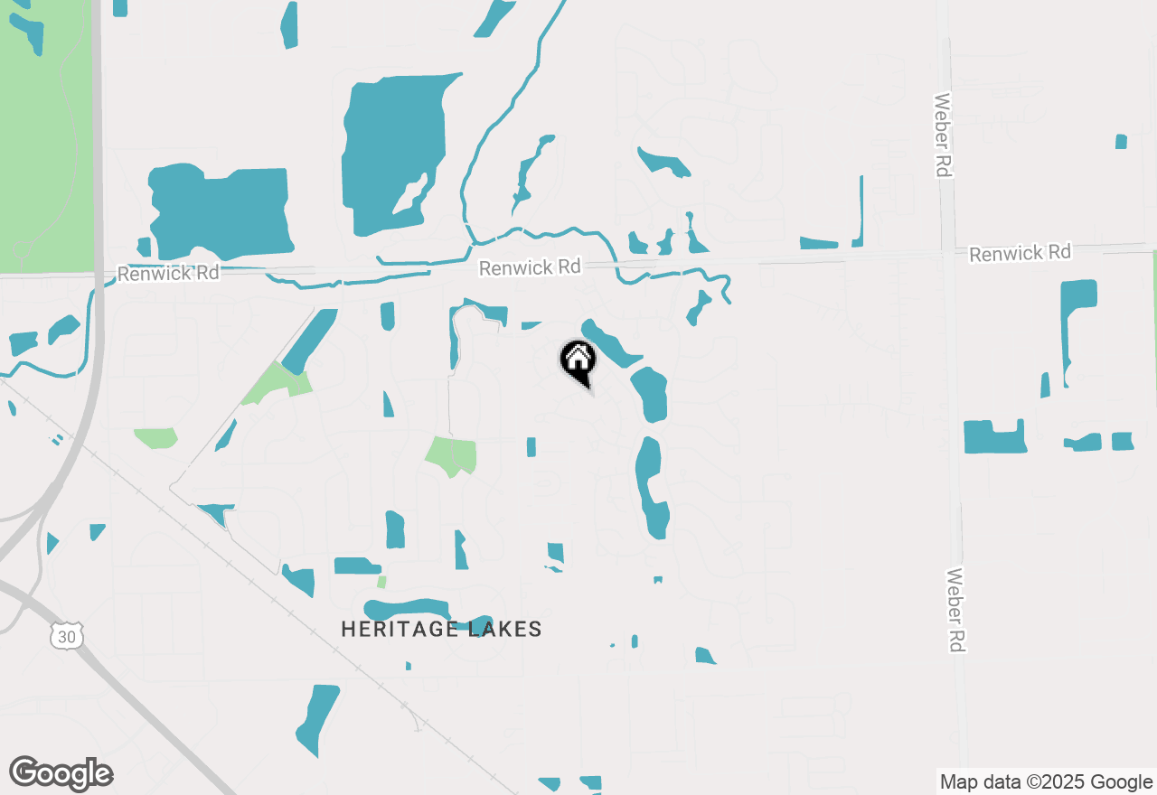 Map of 21471 Lake St Clair Drive, Crest Hill, IL 60403