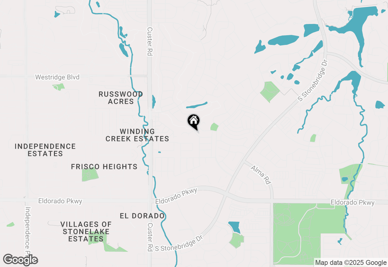 Map of 8317 Olympia Drive, Mckinney, TX 75072