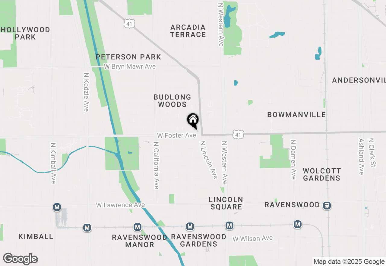 Map of 2530 W Foster Avenue #210, Chicago, IL 60625