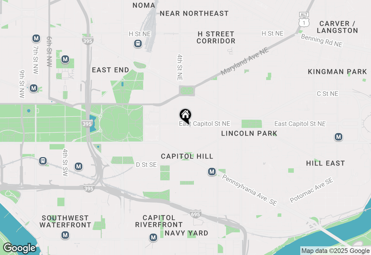 Map of 9 5th Street Se, Washington, DC 20003