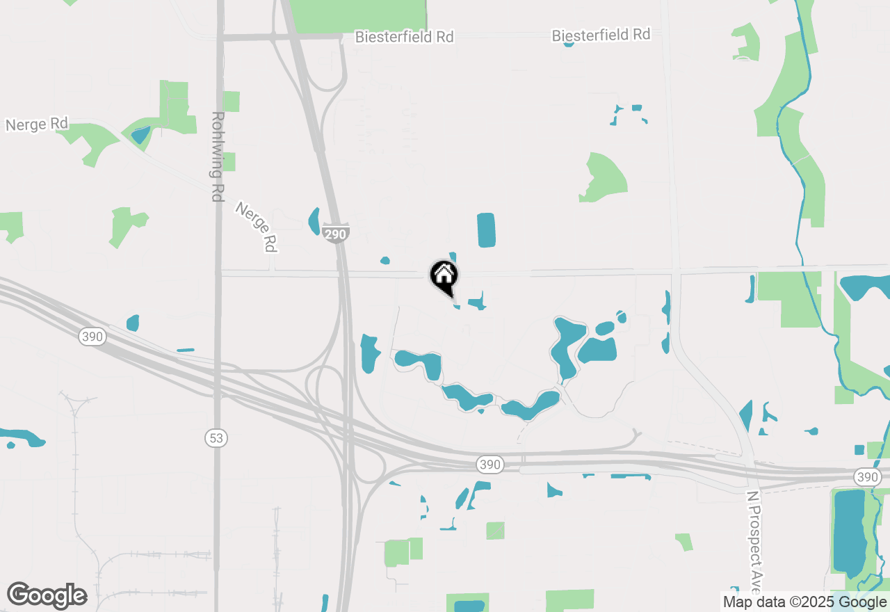 Map of 352 Bay Drive, Itasca, IL 60143
