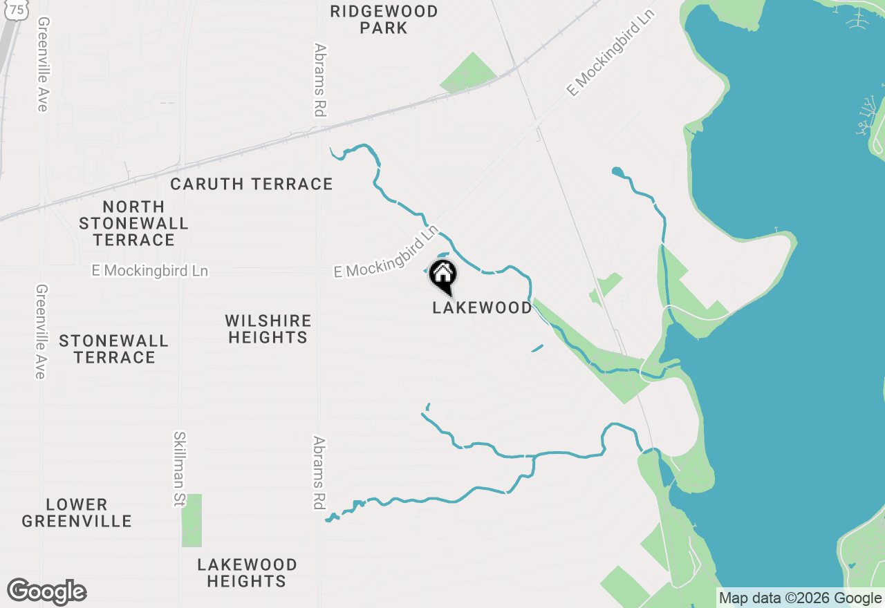 Map of 6732 Winton Street, Dallas, TX 75214