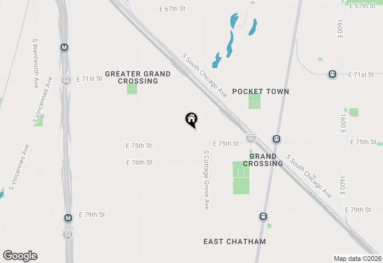 Map of 7415 S Langley Avenue, Chicago, IL 60619