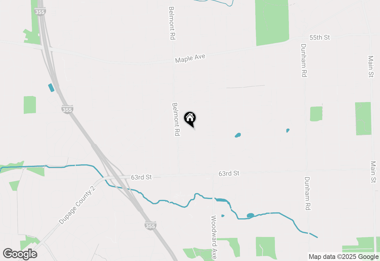 Map of 6006 Pershing Avenue, Downers Grove, IL 60516