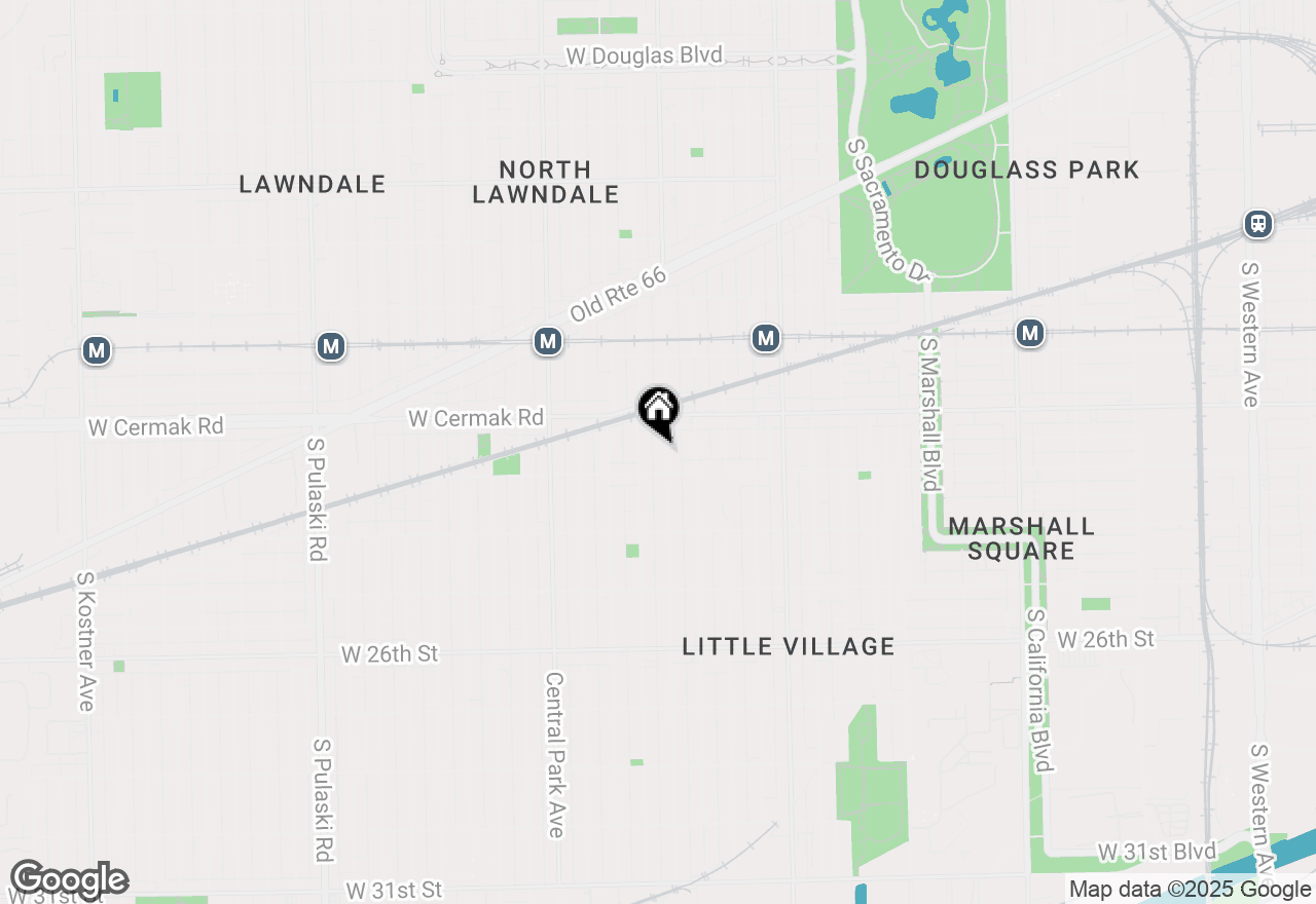 Map of 2238 S Homan Avenue #2R, Chicago, IL 60623