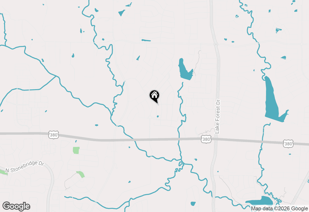 Map of 2137 Triton Drive, Mckinney, TX 75071