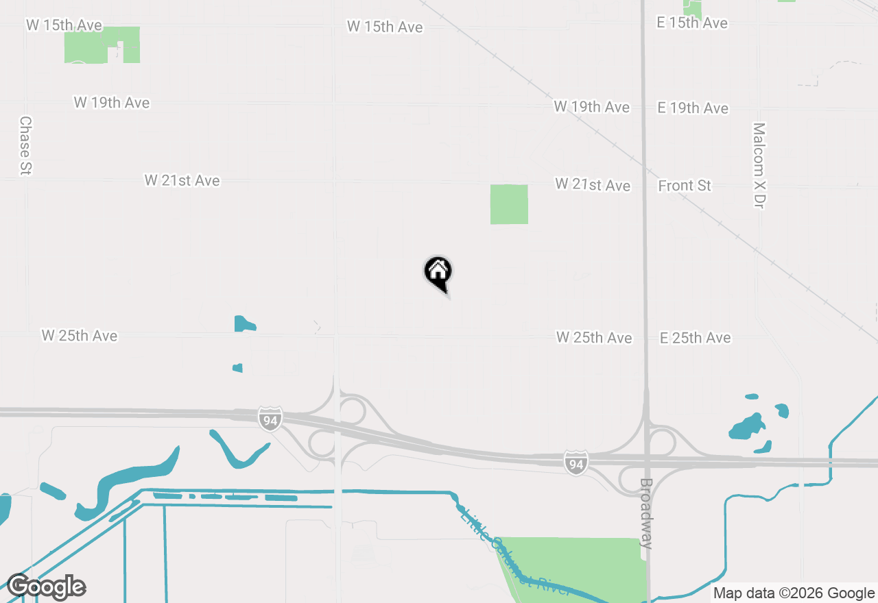 Map of 2401 Fillmore Street, Gary, IN 46407