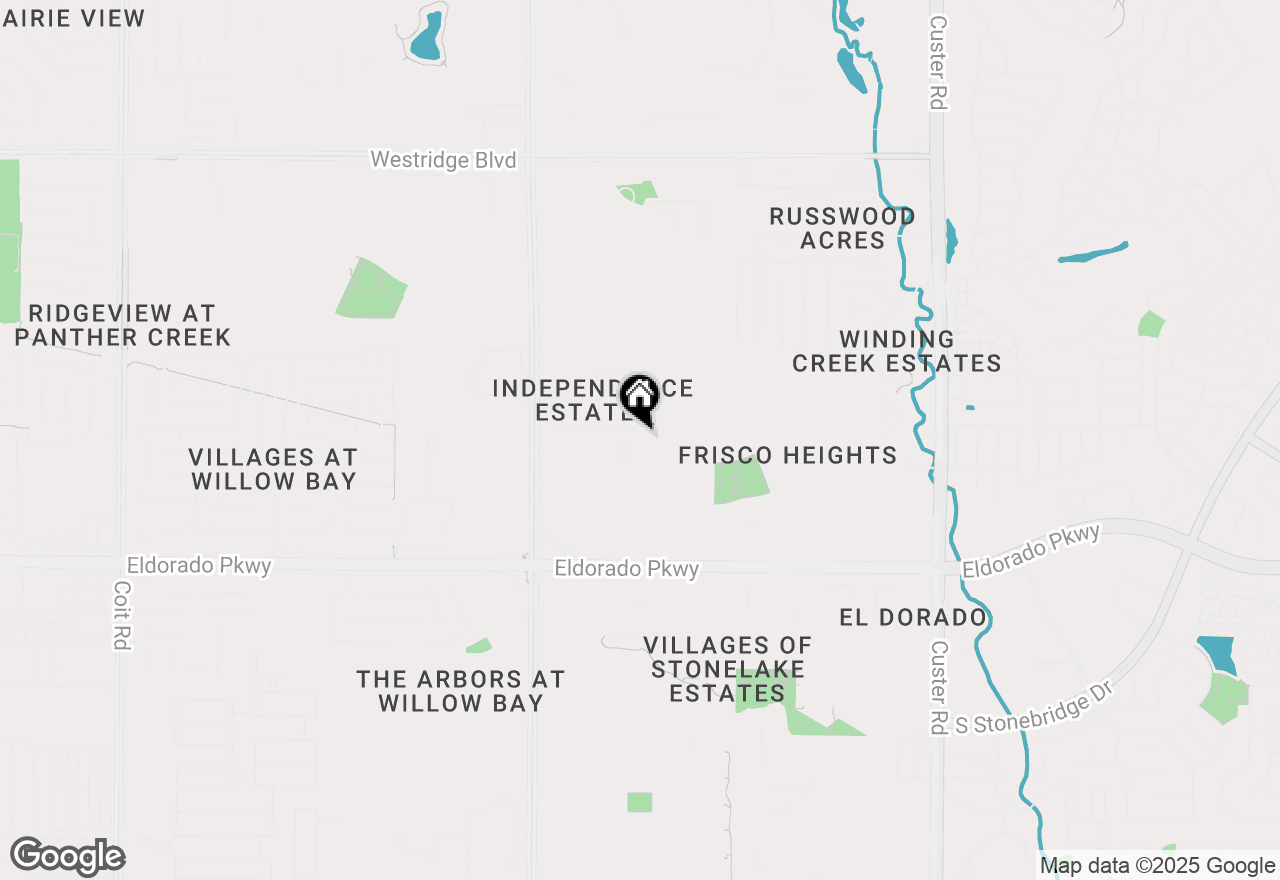 Map of 12311 Nandina Lane, Frisco, TX 75035