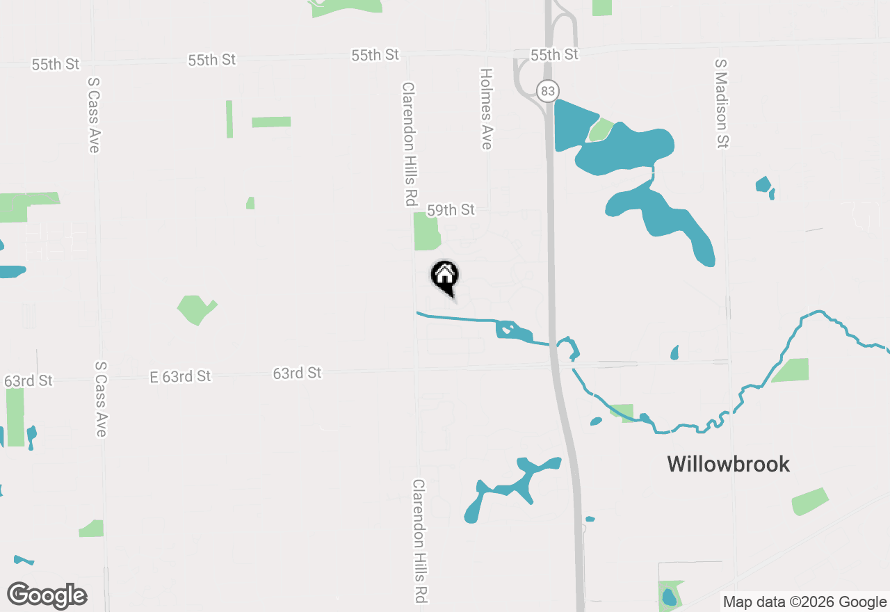 Map of 6170 Knoll Lane Court #101, Willowbrook, IL 60516
