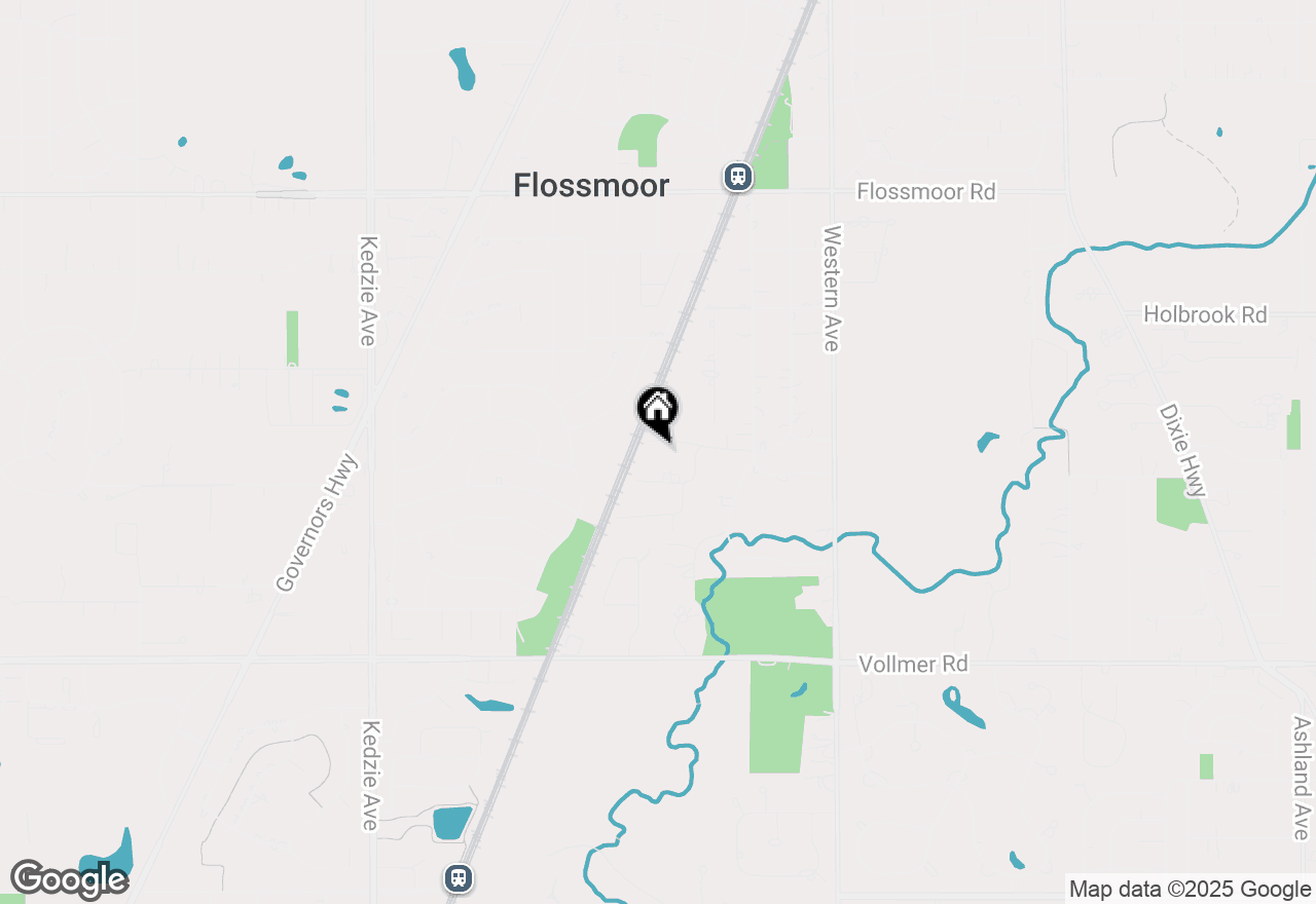 Map of 2702 1st Private Road, Flossmoor, IL 60422