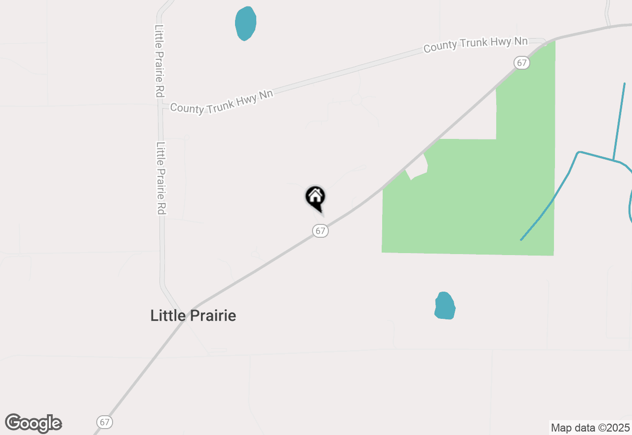 Map of W397 S11030 Chimney Rock Road, Eagle, WI 53119