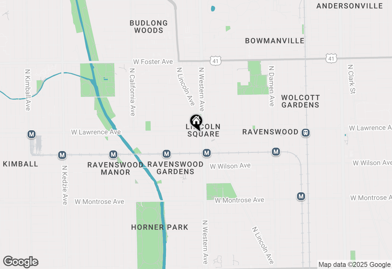 Map of 4747 N Artesian Avenue #3S, Chicago, IL 60625