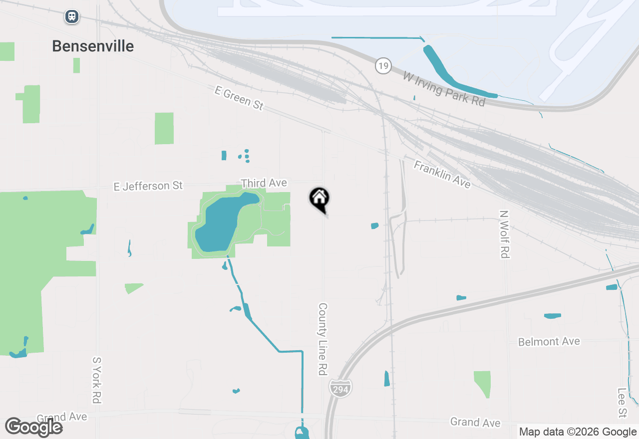 Map of 620 County Line Road, Bensenville, IL 60106