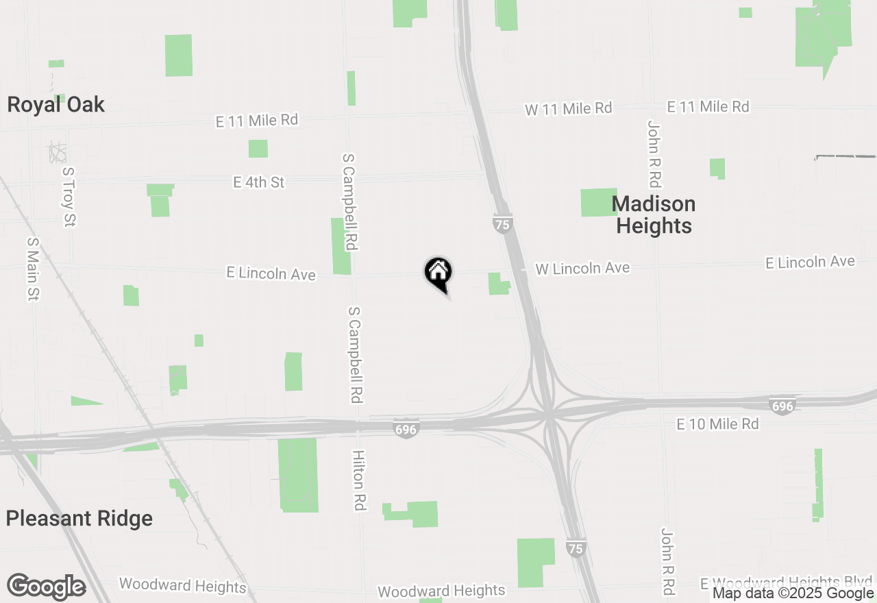 Map of 2125 Kalama Avenue, Royal Oak, MI 48067