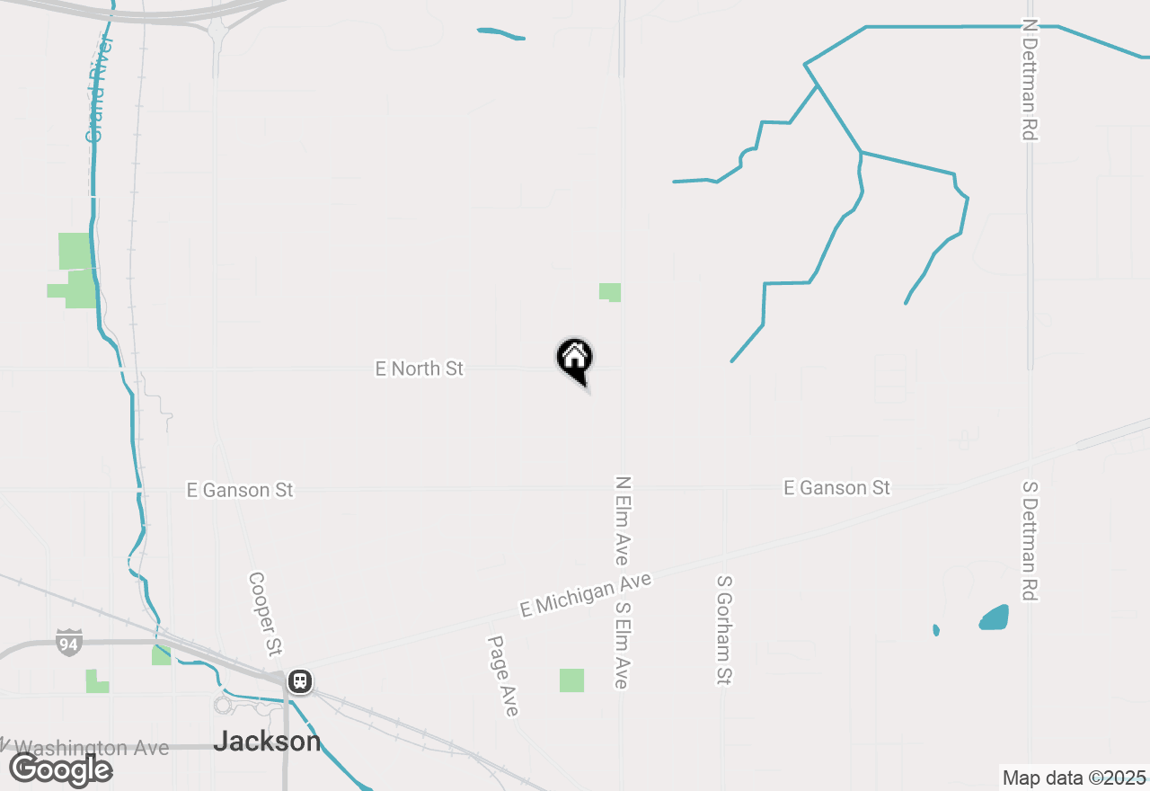 Map of 623 Gilbert St Street, Jackson, MI 49202