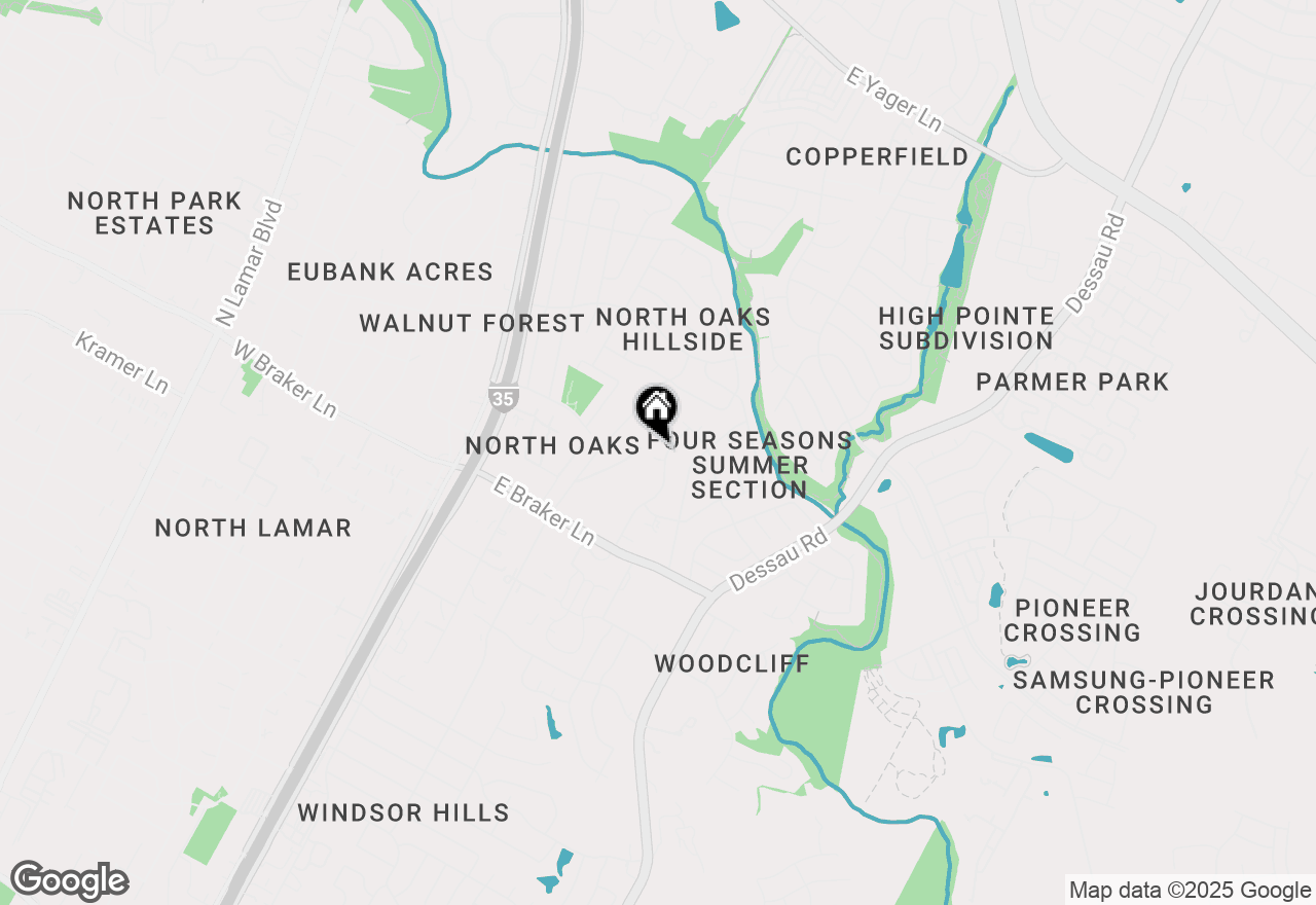 Map of 1102 Hickory Grove Dr #B, Austin, TX 78753