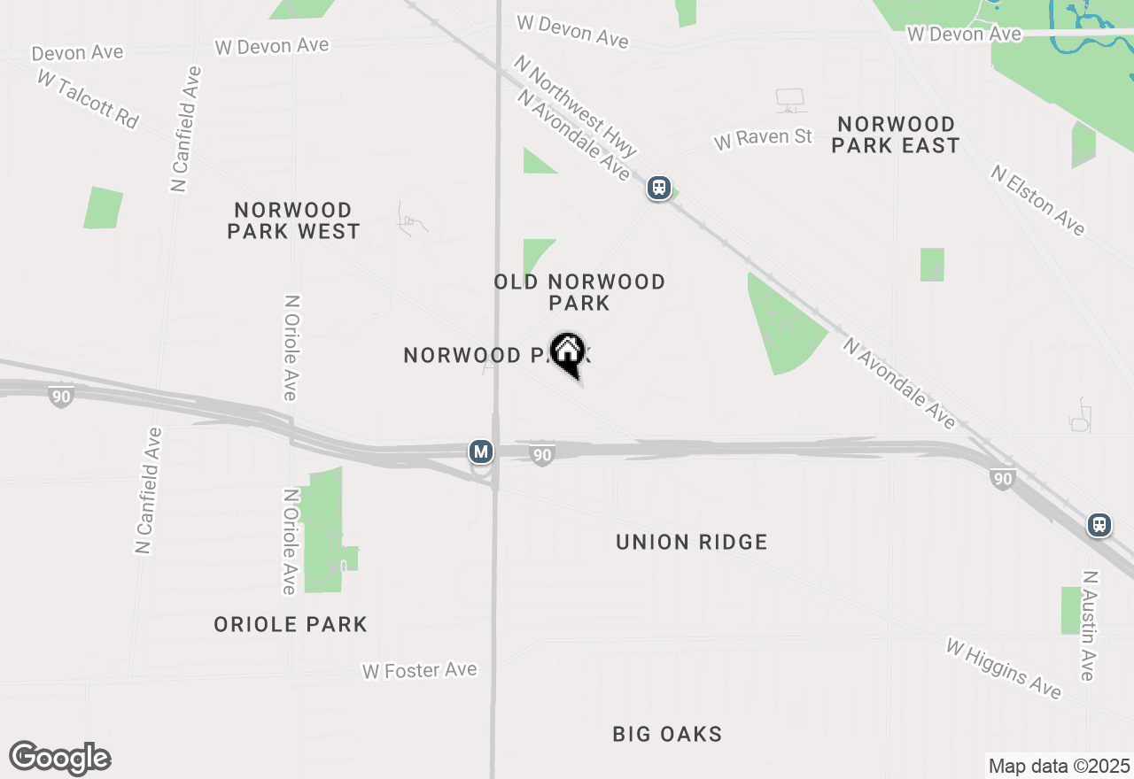 Map of 7052 W Talcott Avenue, Chicago, IL 60631