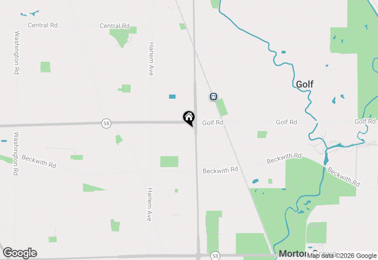 Map of 9523 Sayre Avenue, Morton Grove, IL 60053
