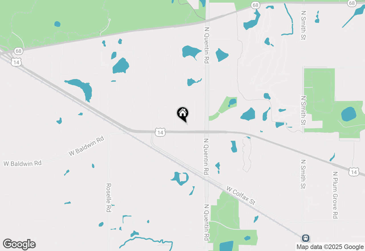 Map of 842 N Maple Avenue, Palatine, IL 60067