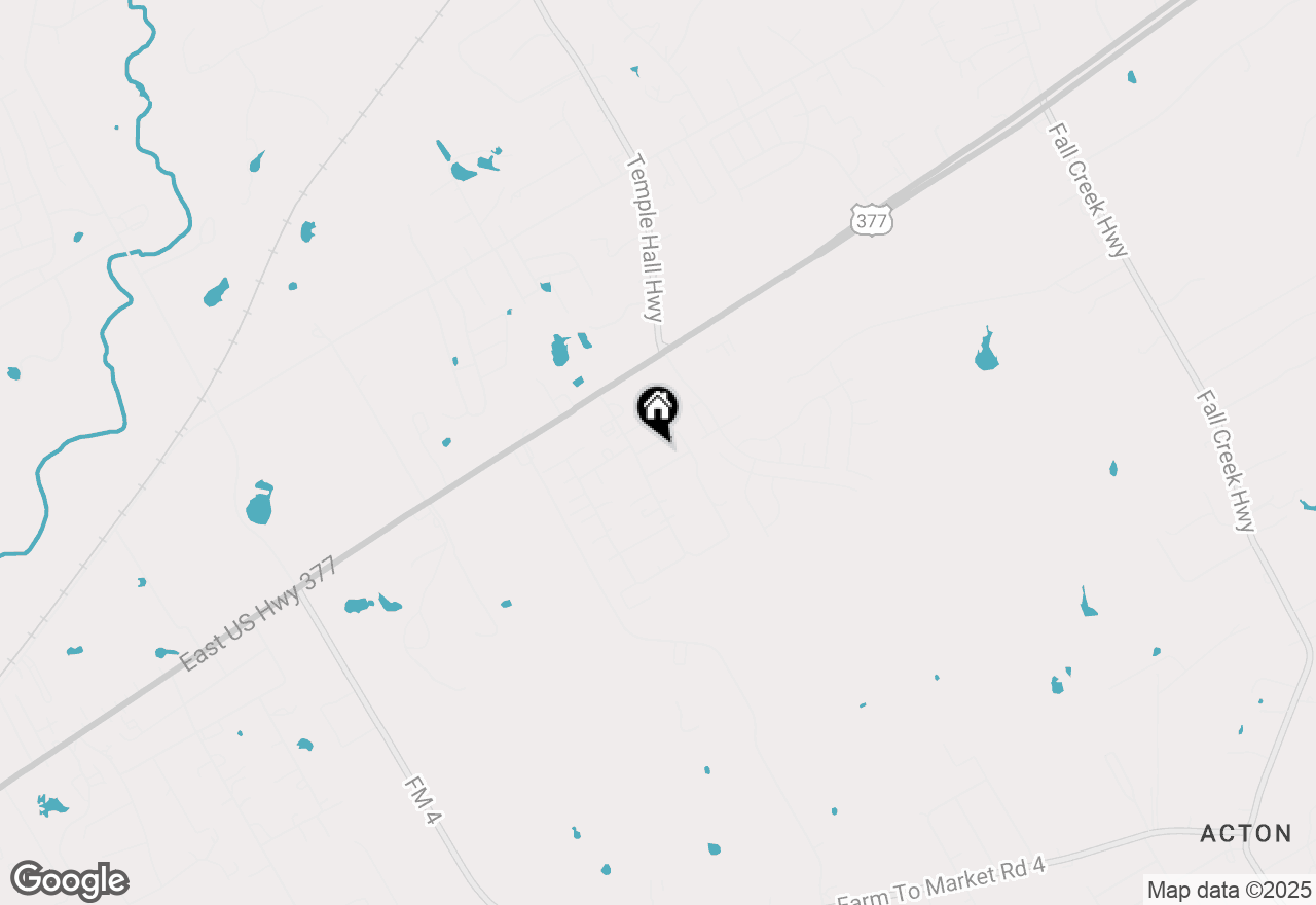 Map of 4607 Pecan Lane, Granbury, TX 76049